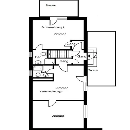 Strandhaus Alte Toepferei アパート *